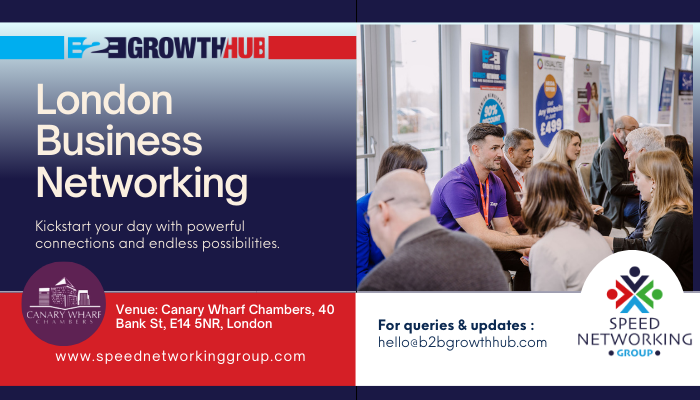 London B2B Growth Hub Business Networking Event- 4th November 2025